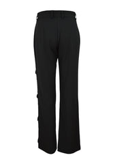 GAELLE Pantalone Dritto Nero GAABW03063