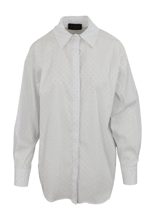 GAELLE Camicia Over In Popeline Bianco GAABW03168