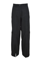 PINKO PANTALONE FLUIDO PELAGGI NERO 104480A18E