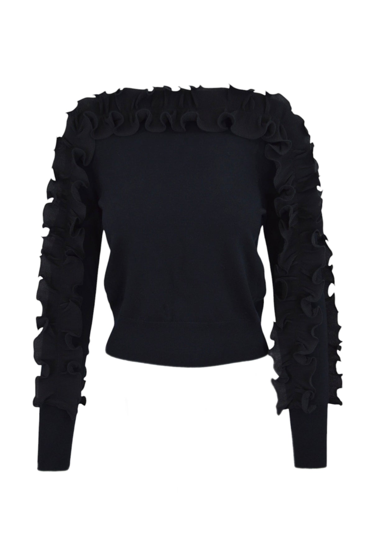 LIU-JO MAGLIA CHIUSA NERO CF4342MA96E