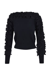 LIU-JO MAGLIA CHIUSA NERO CF4342MA96E
