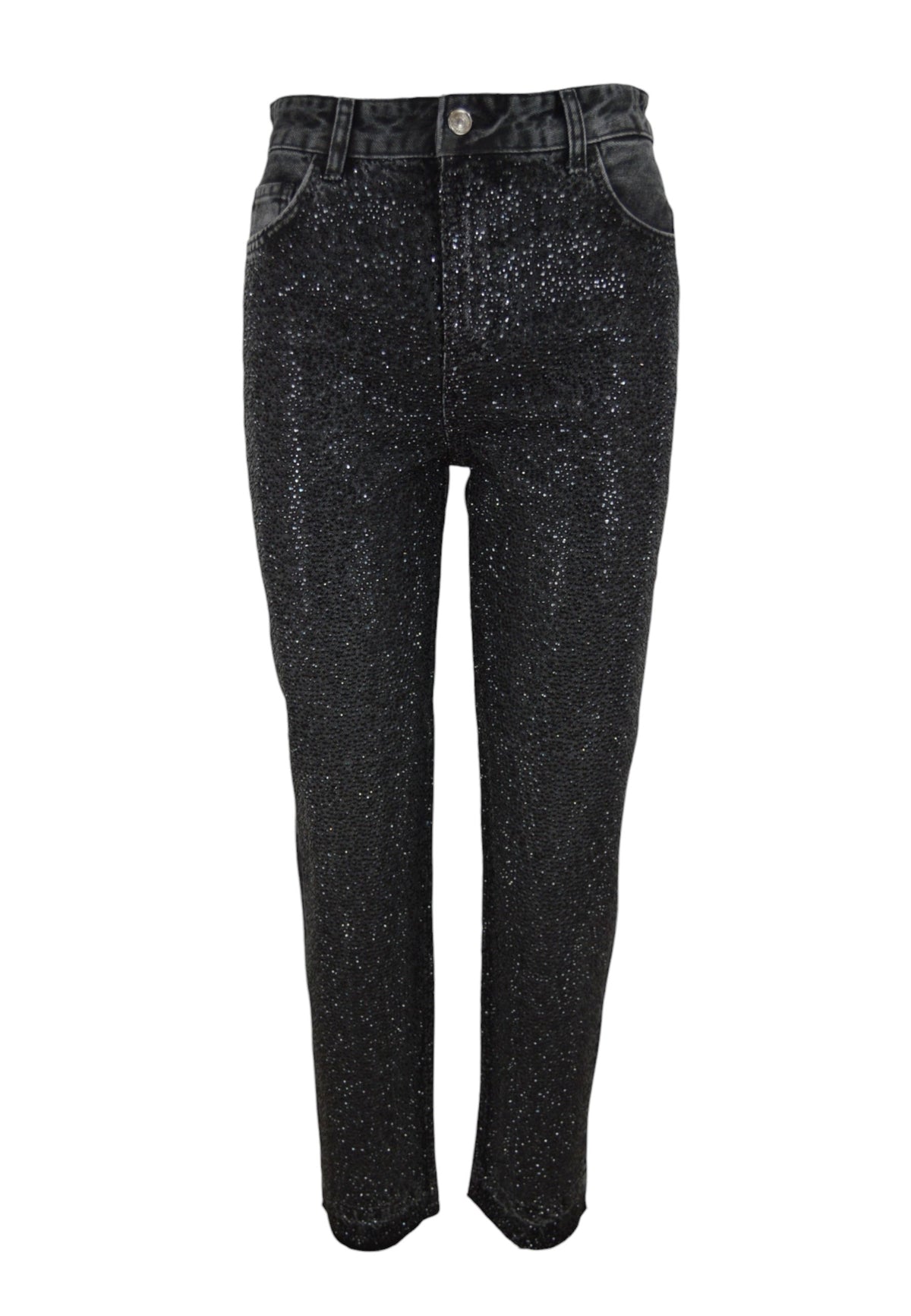 LIU-JO PANTALONE CROPPED NERO UF4152DS059