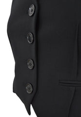 PATRIZIA PEPE GILET NERO 2C1588A481