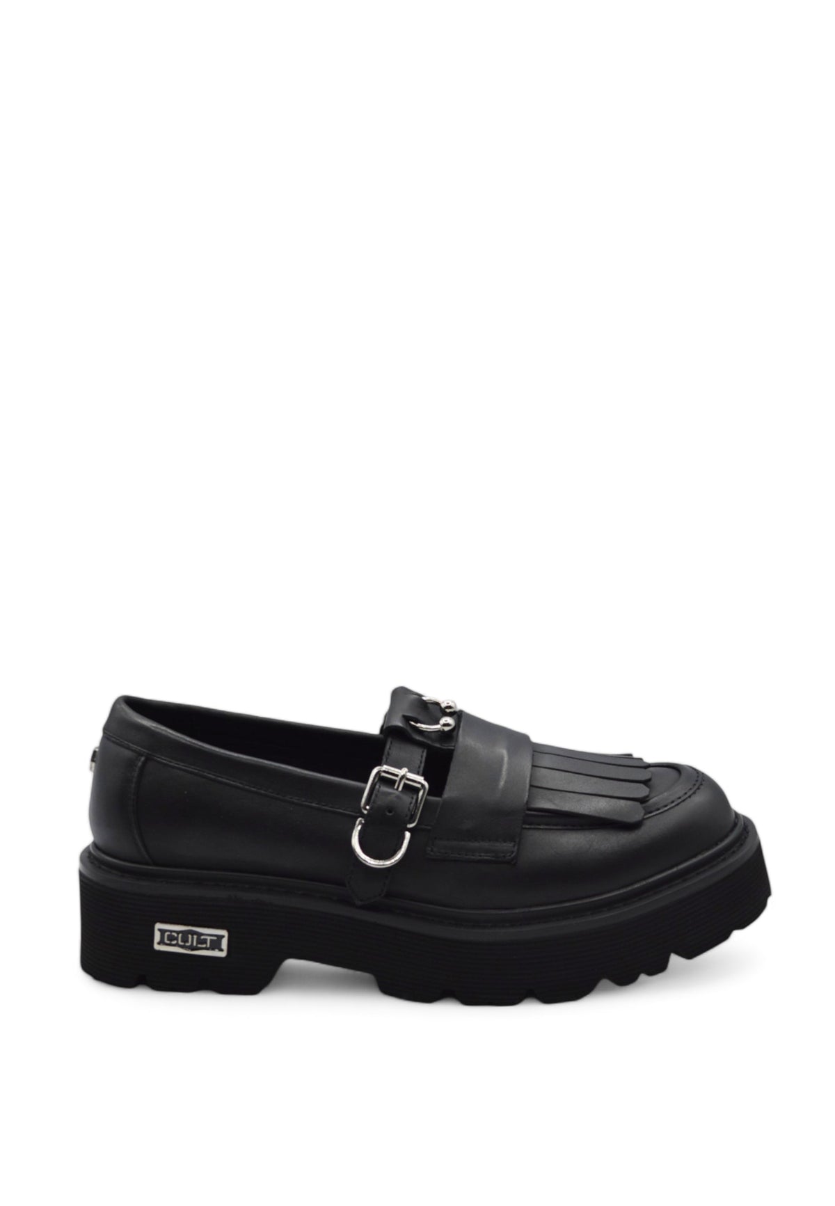 CULT Mocassino in Pelle SLASH Nero CLW435000