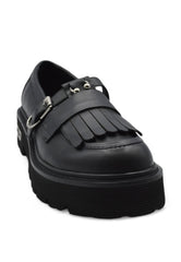 CULT Mocassino in Pelle SLASH Nero CLW435000