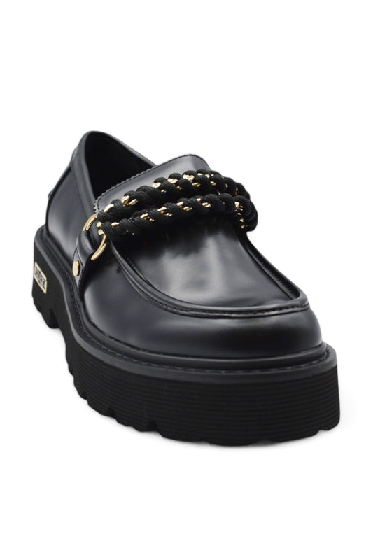 CULT Mocassino in Pelle SLASH Nero CLW435300