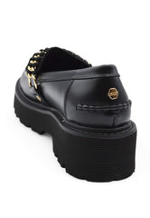 CULT Mocassino in Pelle SLASH Nero CLW435300