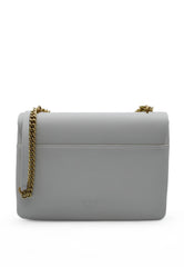 PINKO Borsa Love One Soft Bianco/Oro 104527A29Q