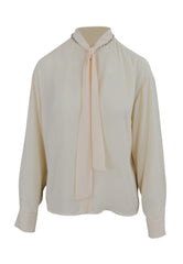 LIU-JO Blusa ECS Con Ricamo Beige CA5199TS066