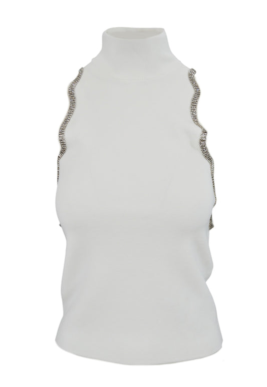 LIU-JO Maglia Chiusa ECS Bianco WA5224MS55N