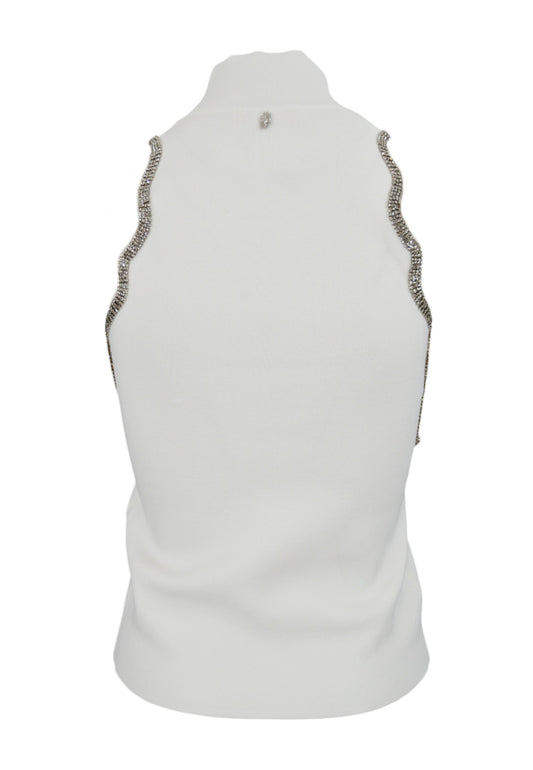 LIU-JO Maglia Chiusa ECS Bianco WA5224MS55N
