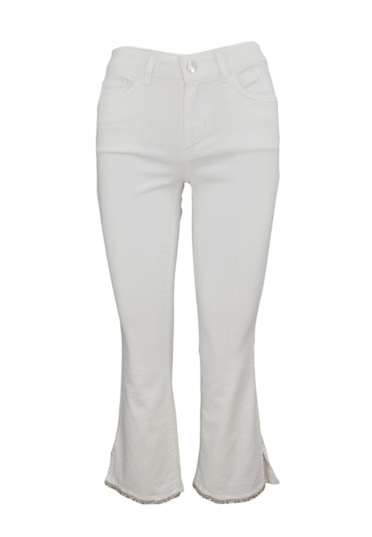 LIU-JO Pantalone B.Up Princess Bianco UA5141T1816