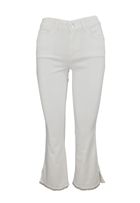 LIU-JO Pantalone B.Up Princess Bianco UA5141T1816