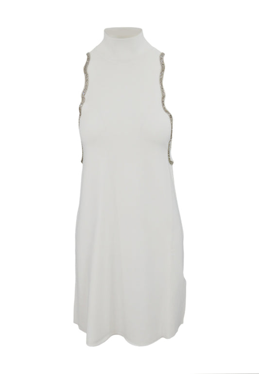 LIU-JO Abito Maglia ECS Bianco WA5040MS55N