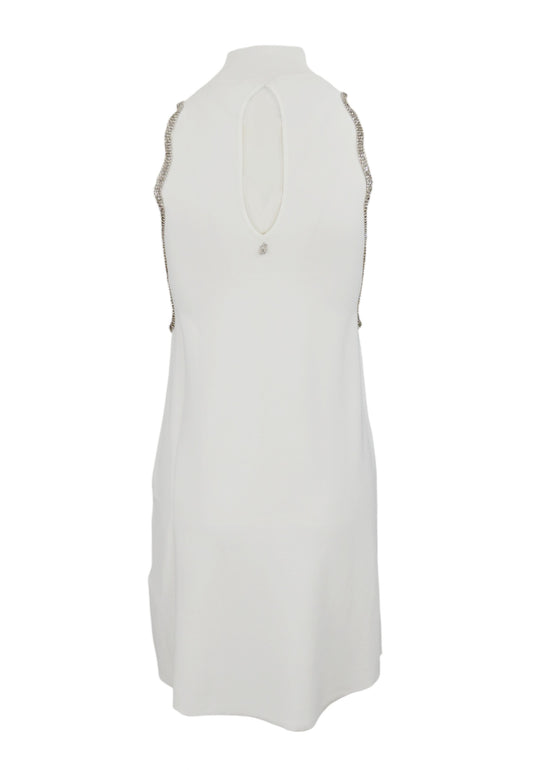 LIU-JO Abito Maglia ECS Bianco WA5040MS55N