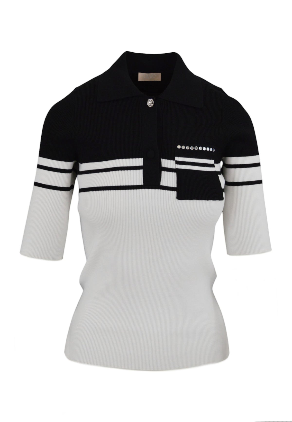 LIU-JO Maglia Chiusa ECS Bianco WA5232MS99E