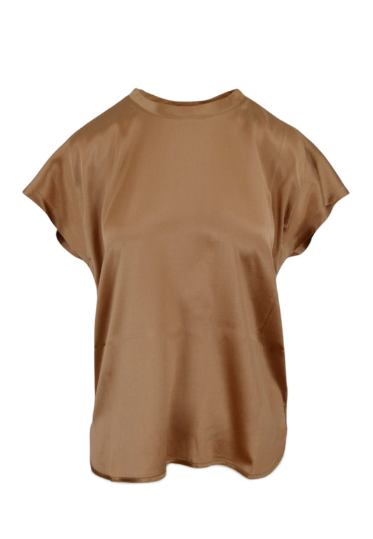 PINKO Blusa Satin FARIDA Marrone 100100A2JR