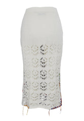 GAELLE Gonna Crochet Bianco GAABW04187