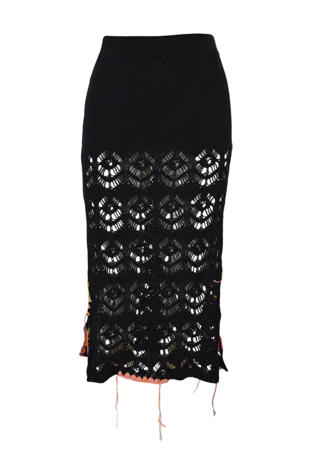 GAELLE Gonna Crochet Nero GAABW04187
