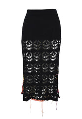 GAELLE Gonna Crochet Nero GAABW04187