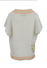 GAELLE Maxi Gilet Bianco GAABW04188