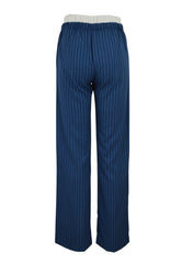 GAELLE Pantalone Dritto Morbido Blu GAABW03821