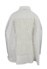 GAELLE Camicia Con Inserto Bianco GAABW03874