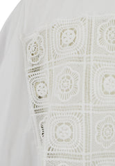 GAELLE Camicia Con Inserto Bianco GAABW03874