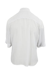 LIU-JO Camicia Con Fiocco Bianco CA5216T5853