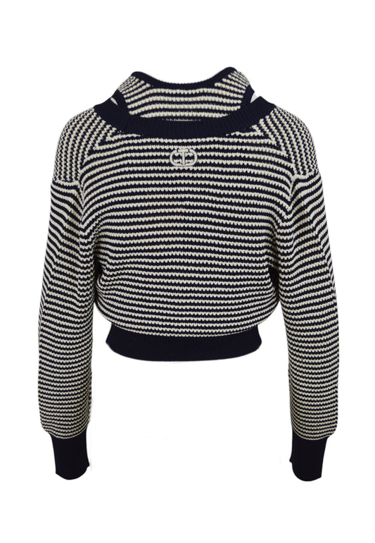 TWINSET Twin-Set Bianco/Blu 251TP3320