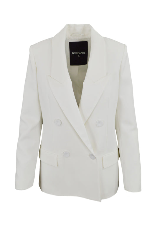 PATRIZIA PEPE Giacca Bianco 8S0508A375