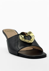 LOVE MOSCHINO Sabot Nero JA28445G0MIE