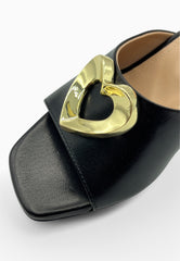 LOVE MOSCHINO Sabot Nero JA28445G0MIE