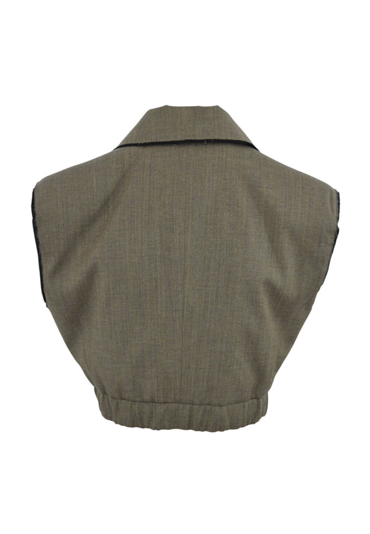 PINKO Gilet Lana GUARDAMI Marrone 104755A2BQ