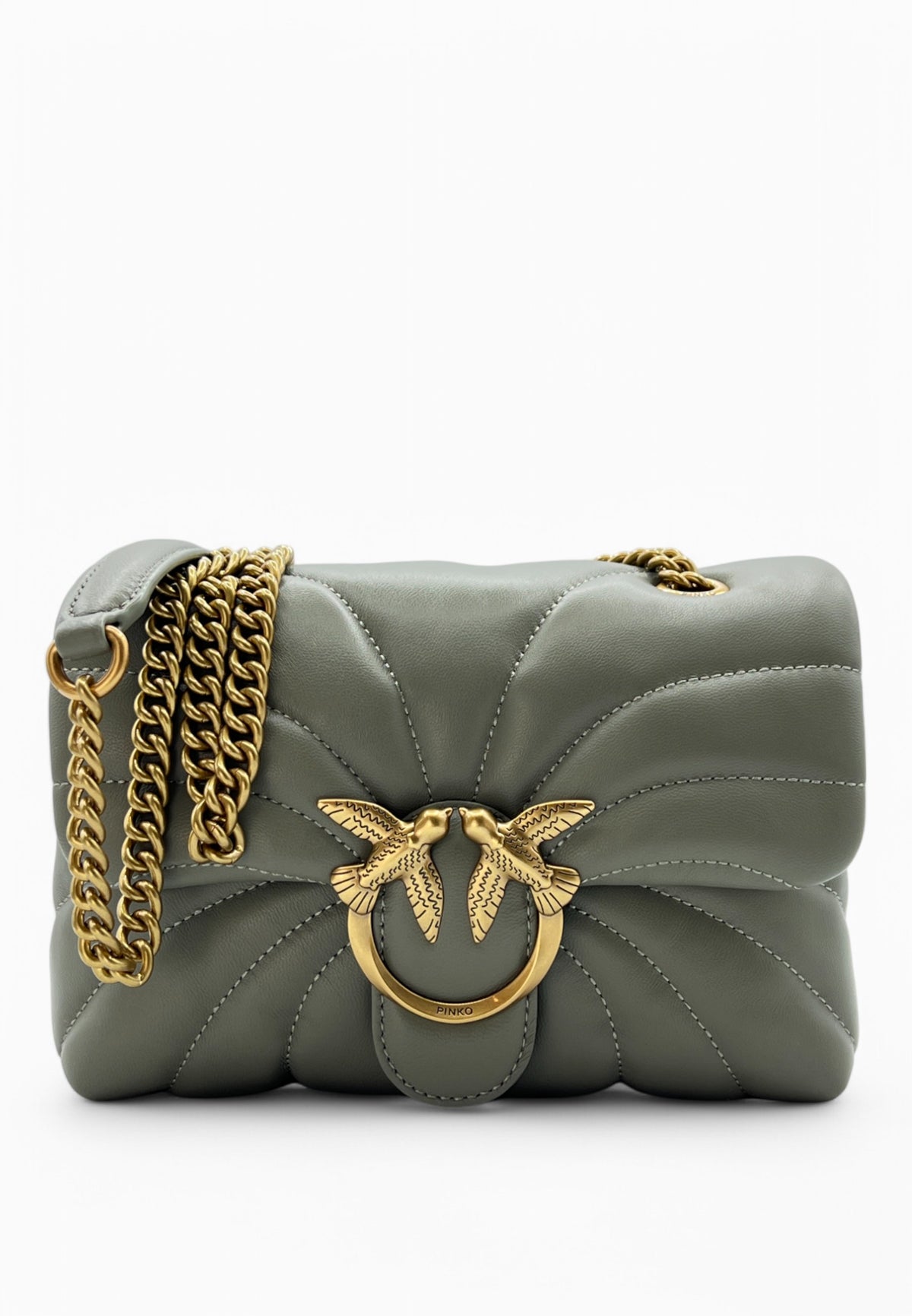 PINKO Borsa LOVE PUFF MINI Verde 100039A1EX