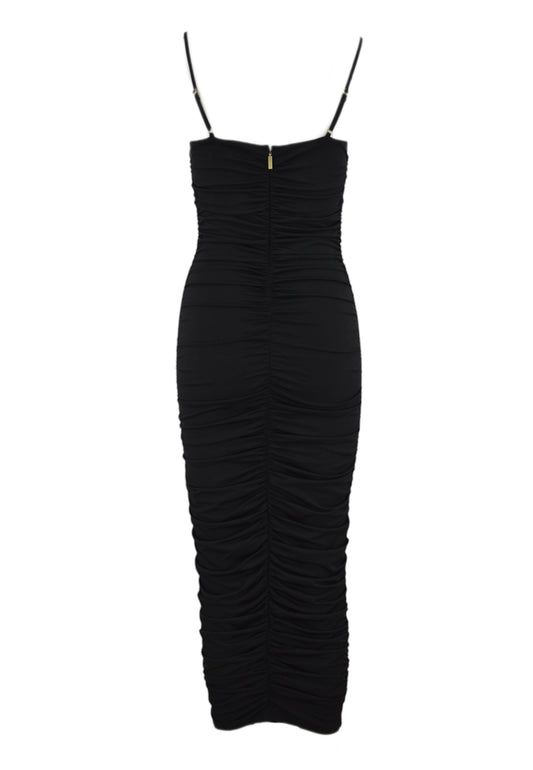 MICHAEL KORS Abito Fitted RUCHD Nero MS582MIH6J