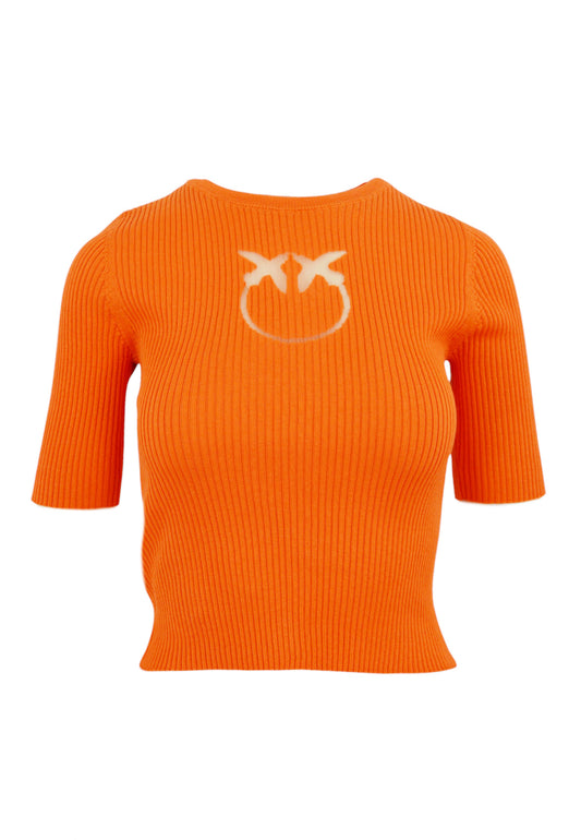 PINKO Maglia Seta TRITONE Arancione 102017A1KW