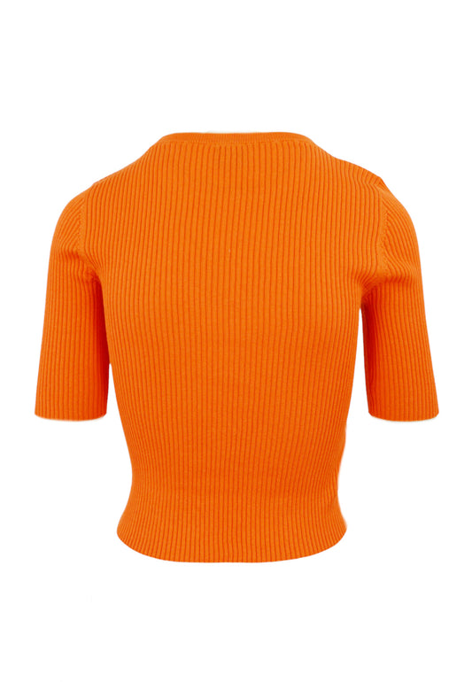 PINKO Maglia Seta TRITONE Arancione 102017A1KW