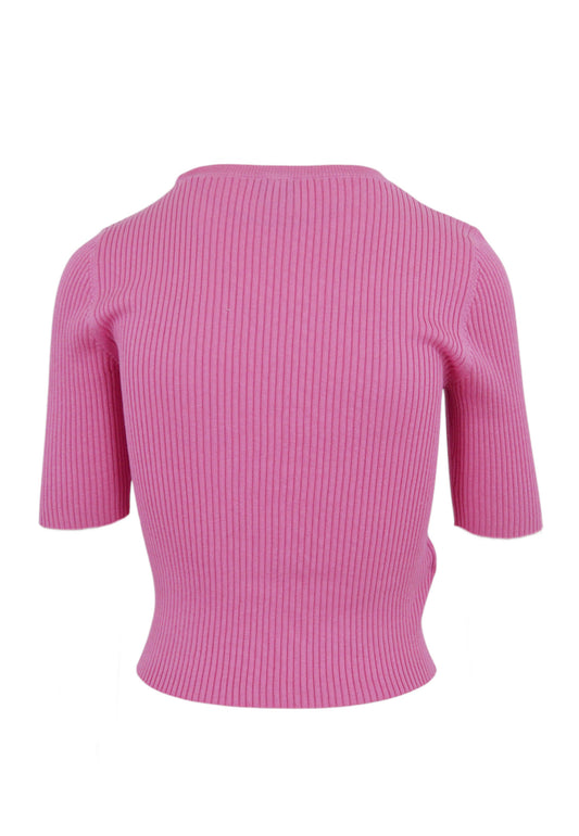 PINKO Maglia Seta TRITONE Rosa 102017A1KW