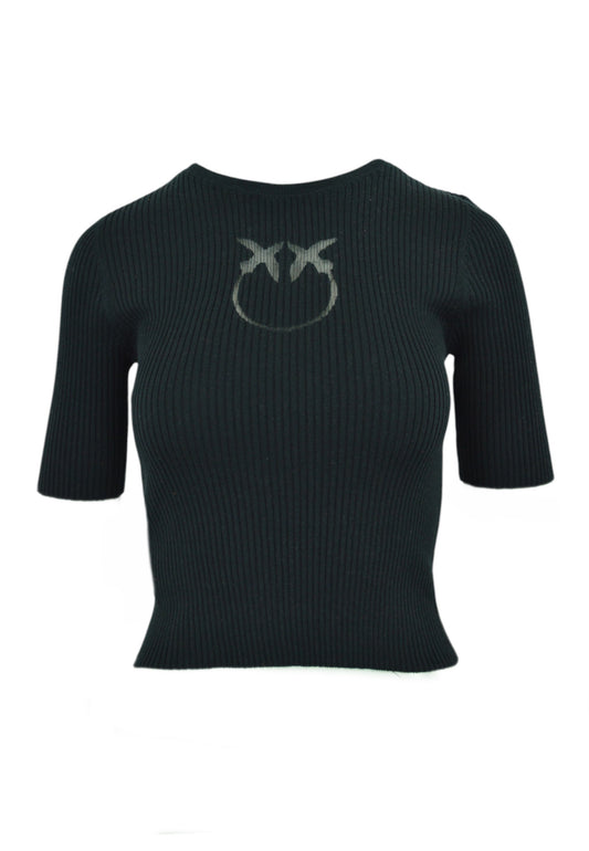 PINKO Maglia Seta TRITONE Nero 102017A1KW