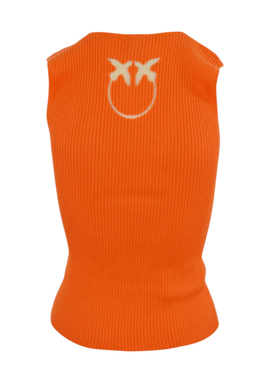 PINKO Top Seta AGNER Arancione 104808A1KW