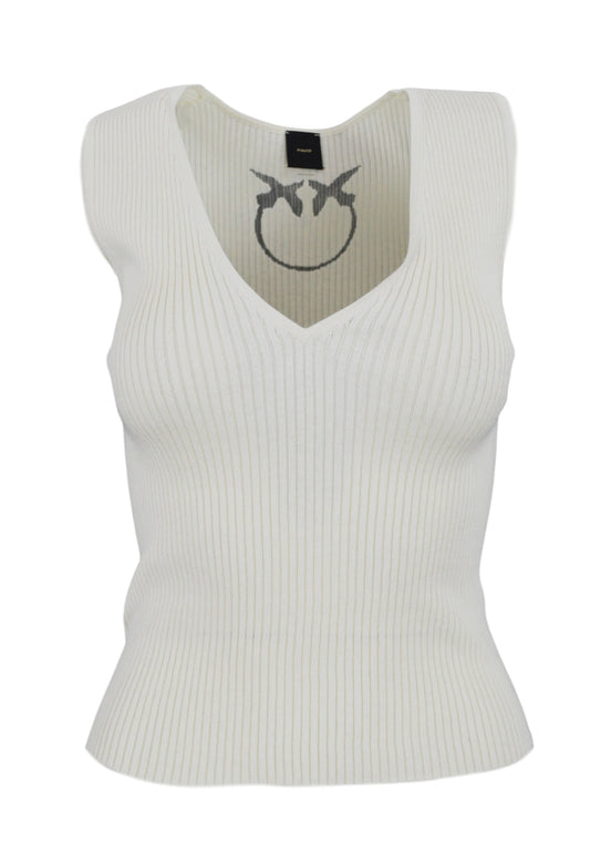 PINKO Top Seta AGNER Bianco 104808A1KW