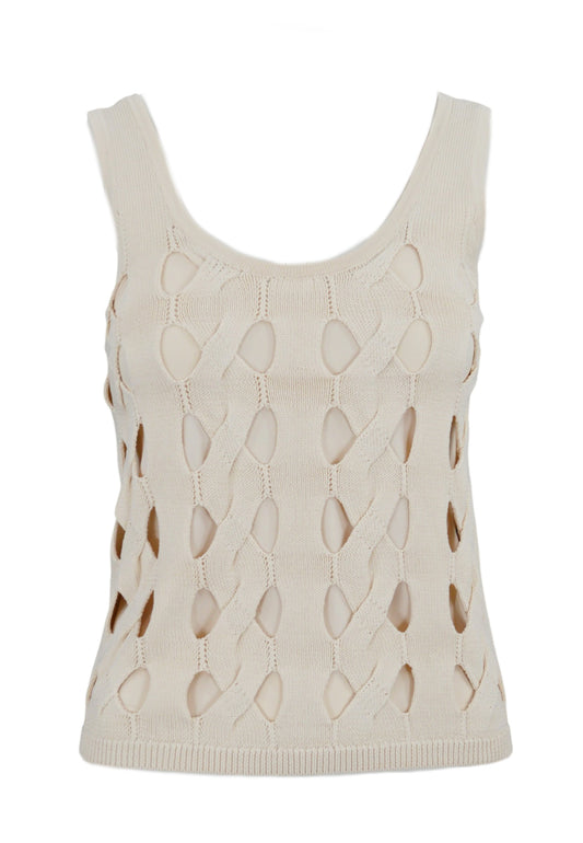 PINKO Top Trecce DERRIK Bianco 105192A2LW