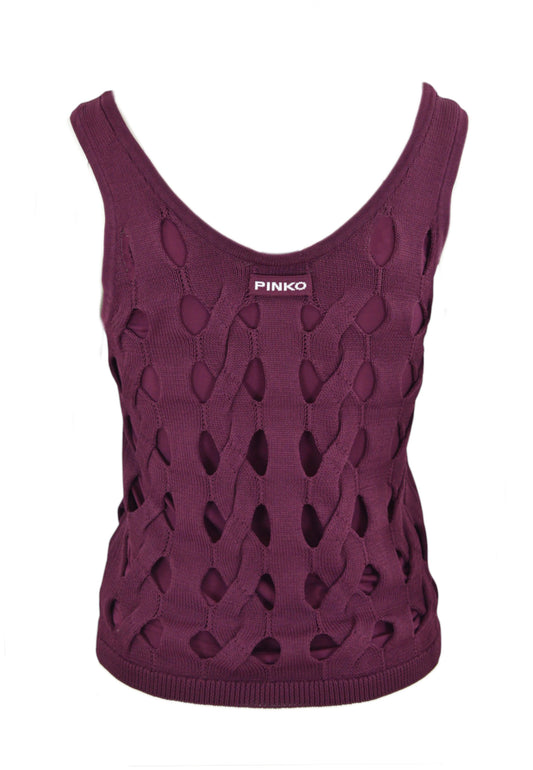 PINKO Top Trecce DERRIK Rosso 105192A2LW