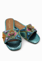 KURT GEIGER Ciabatta KENSINGTON Blu 4368878609