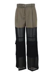PINKO Pantalone Lana RIVER Marrone 104908A2HC