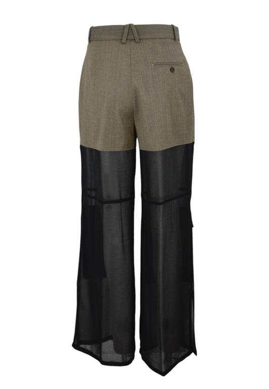 PINKO Pantalone Lana RIVER Marrone 104908A2HC