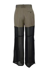 PINKO Pantalone Lana RIVER Marrone 104908A2HC