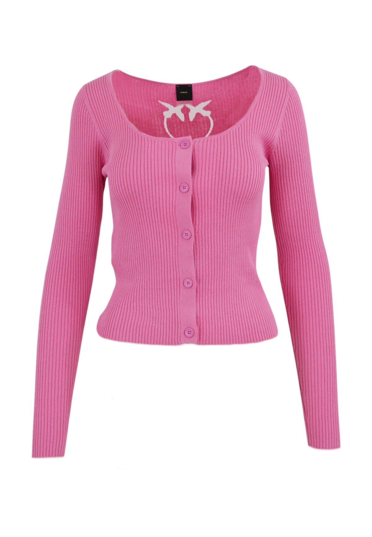 PINKO Cardigan Seta Cotone ASSIA Rosa 104810A1KW