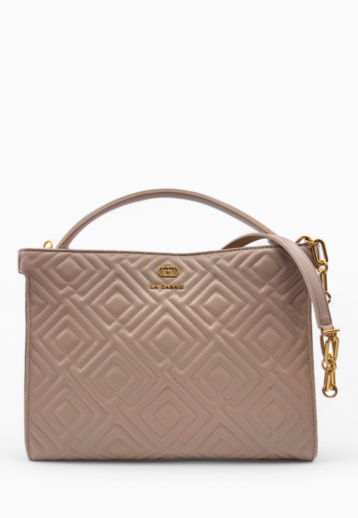 LA CARRIE Borsa in Pelle Beige 151PTZ55LEA